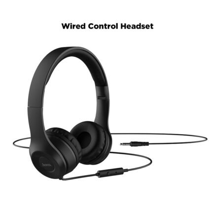 HOCO "W21 Graceful Charm" Wired Control Headset Headphones With Mic